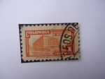 Stamps America - Colombia -  Scott/Col:RA33 - Palacio de Comunicaciones- Sobretasa para Construcción