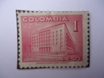 Stamps Colombia -  Palacio de Comunicaciones- Sobretasa para Construcción