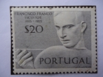 Stamps Portugal -  Francisco Franco- Escultor 1885-1955