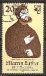Stamps Germany -  500 ANIVERSARIO (1983) DEL NACIMIENTO DEL TEOLOGO Y REFORMADOR MARTIN LUTERO.