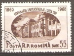 Sellos de Europa - Rumania -  CENTENARIO  DE  LA  UNIVERSIDAD  DE  CUZA