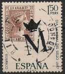 Stamps Spain -  Día mundial del Sello. Ed 1799