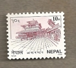 Stamps Nepal -  Templo