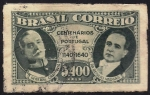 Stamps Brazil -  Presidente Carmona de Portugal y el Presidente Vargas