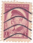 Stamps Czechoslovakia -  Tomas Masaryk 1850-1935