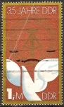 Stamps : Europe : Germany :  35 años DDR.