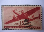 Stamps United States -  United States America- Air Mail- Bimotor