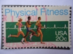 Stamps United States -  Physical Fitness