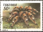 Sellos de Africa - Tanzania -  EURYPELMA