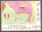 Sellos de America - Per -  FRONTERA   PERÙ - COLOMBIA