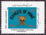 Stamps Asia - Afghanistan -  PELIGRO MINAS