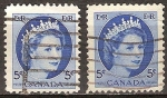 Stamps Canada -  La Reina Isabel II.