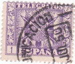 Stamps Spain -  sello de TELÉGRAFOS  (V)