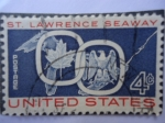 Sellos de America - Estados Unidos -  St. Lawrence Seaway