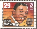 Stamps United States -  CLYDE  McPHATTER.  CANTANTE  DE  BLUES