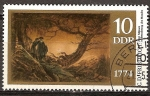 Stamps Germany -  Bicentenario del nacimiento de Caspar Friedrich (pintor)DDR.