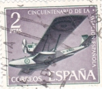 Stamps : Europe : Spain :  Cincuentenario de la aviacion española(V)