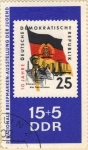 Sellos de Europa - Alemania -  10 años DDR