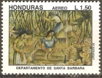 Stamps Honduras -  DEPARTAMENTO  DE  SANTA  BÀRBARA