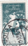 Stamps Spain -  CENTENARIO DEL TELÉGRAFO 1855-1955   (V)