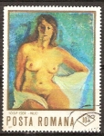 Stamps Romania -  Pinturas de desnudos. Nude (J. Iser).