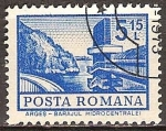 Sellos del Mundo : Europa : Rumania : Estación de energía hidroeléctrica.