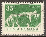 Stamps Romania -  La ciudadela de Rasnov.