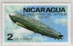 Stamps Nicaragua -  14  Aniversario del Zeppelin