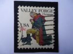 Stamps United States -  General George Washington,orándo en  valle Foge,Pensilvania.,