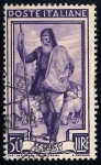 Stamps Italy -  Pastor y rebaño.