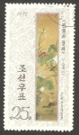 Sellos del Mundo : Asia : North_Korea : 1333 - Pintura coreana de la dinastia Li, flores y animales