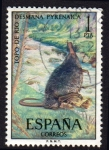 Stamps Spain -  1972 Fauna Hispánica.Topo de agua - Edifil:2102