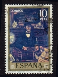 Stamps Spain -  1972 Solana. La tertulia de Pombo - Edifil:2084