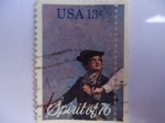 Stamps United States -  Spirit of 76 - Bicentennial:The Spirit of 76.