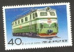 Stamps North Korea -  1397 N - Locomotora eléctrica