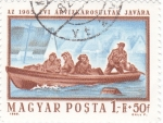 Stamps Hungary -  Personas Perjudicadas por las inundaciones