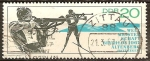 Stamps Germany -  Campeonato Mundial de Biatlón, Altenburg-DDR.