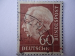 Stamps Germany -  THEODOR HEUSS-1884-1963