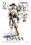 Sellos de Europa - Espa�a -  uniformes - fusileros rgto. Asturias