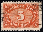 Stamps Germany -  VALOR NUMERAL.