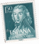 Stamps Spain -  II centenario del nacimiento de Leandro Fernández de Moratín   (W)