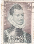 Sellos de Europa - Espaa -  IV Centenario de la Batalla de Lepanto-Juan de Austria    (W)