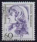 Stamps Germany -  1987 Mujeres de la Historia Alemana. Doroyhea Erxleben - Ybert:1164