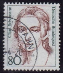 Stamps Germany -  1986 Mujeres de la Historia Alemana. Clara Schummam - Ybert:1137