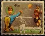 Stamps United Arab Emirates -  Fujeira. Munich 1974. Futbol