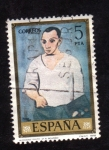 Stamps Spain -  Autorretrato- Picasso