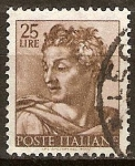 Stamps Italy -  Obras de Miguel Ángel Buonarotti (pintor).