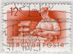 Stamps Hungary -  258 Albañil