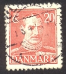 Stamps : Europe : Denmark :  1943-46 Rey Christian X - Ybert:284