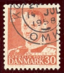 Sellos de Europa - Dinamarca -  1948-53 I.C. Jacobsen. Fundador cerveceria Carlsberg - Ybert:321A